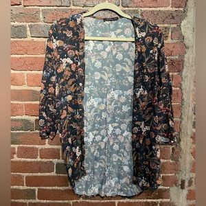 Bershka Floral Cardigan